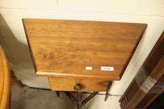 Modern Spool Turned Side Table