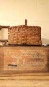 Vintage Wooden Baseball Bats, Salisbury MD Bakery Crate, Chair, Oil Lamp, Basket