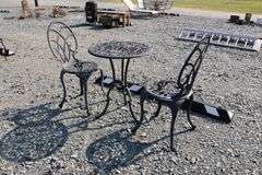 Cast Metal Bistro Set