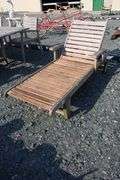 *NO STORAGE* 2 Teak Poolside Lounge Chairs, Dry Finish
