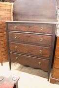 Depression Era Mahogany Chest