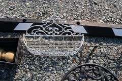 *NO STORAGE* Metal Outdoor Planters and Decor