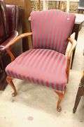 Queen Anne Style Open Armchair