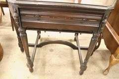 Depression Era Parlor Table, Marks on Top