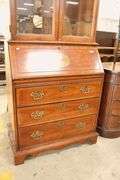 *NO STORAGE* Modern Secretary Desk, Veneer Chips