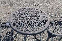 Cast Metal Bistro Set