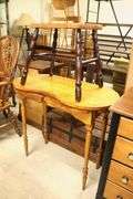 Vintage Farmhouse Vanity with Stool