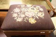 Empire Walnut Footstool