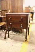 Sheraton Mahogany Two Drawer Stand