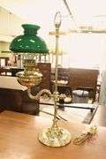 Vintage Brass Student Lamp