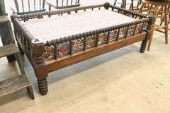 Victorian Spool Turned Dog Bed