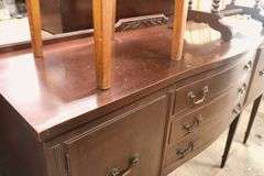 Finch Depression Era Solid Mahogany Sideboard, Minor Wear