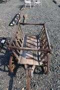 *NO STORAGE* Antique Goat Cart