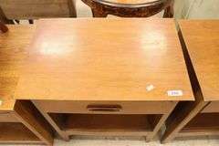 Pair Dixie MCM Cherry Nightstands