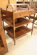 Colonial Revival Mahogany End Table, As-Is