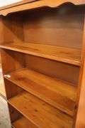 Vintage Farmhouse Pine Bookcase