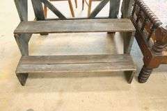 Antique Primitive Painted Plant Stand