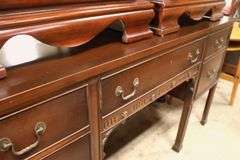 Depression Era Mahogany Sideboard