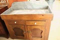 Pennsylvania Mixed Woods Zinc Lined Dry Sink