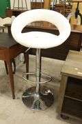 MCM Style Bar Stool, Oxidation and Wear