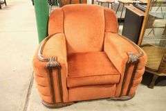 Art Deco Upholstered Armchair