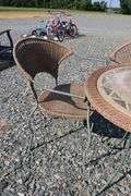 *NO STORAGE* Garden Bench, Wicker Pieces, Etc.