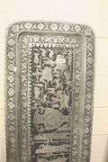 Ethnographic Chased Metal Rectangular Tray