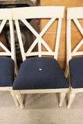 (6) Ethan Allen Directoire Style Painted Dining Chairs