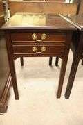Pair Stickley Mahogany End Tables
