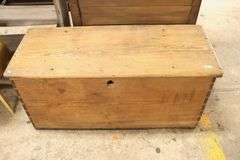 New England Dovetailed Pine Sea Chest