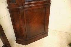 Modern Mahogany Corner Cabinet