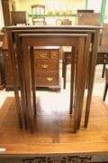 Biggs Inlaid Mahogany Nesting Tables