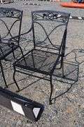 4 Wrought Iron Patio Chairs