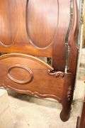 Victorian Carved Walnut Bed