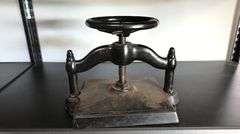 Vintage Cast Iron Book Press
