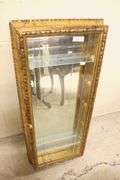 Modern Gilt Curio Cabinet