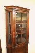 Modern Mahogany Corner Cabinet