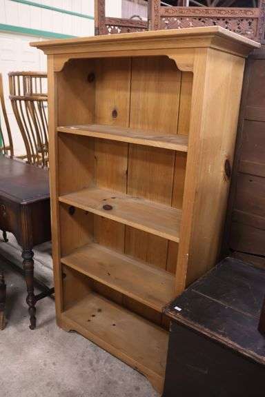 Modern Farmhouse Pine Bookcase
