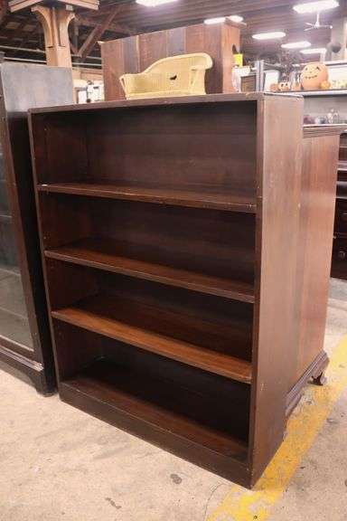Depression Era Mahogany Bookcase
