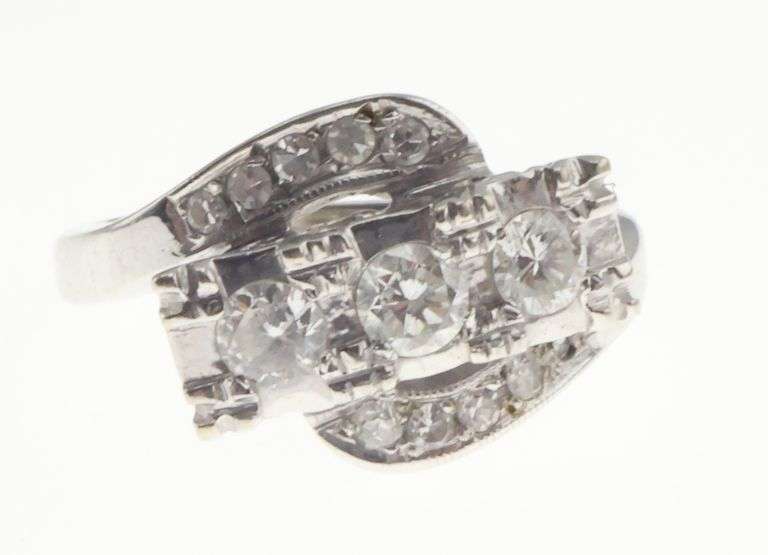 14k Gold Vintage 0.60 ct Diamond Ring 4.1g