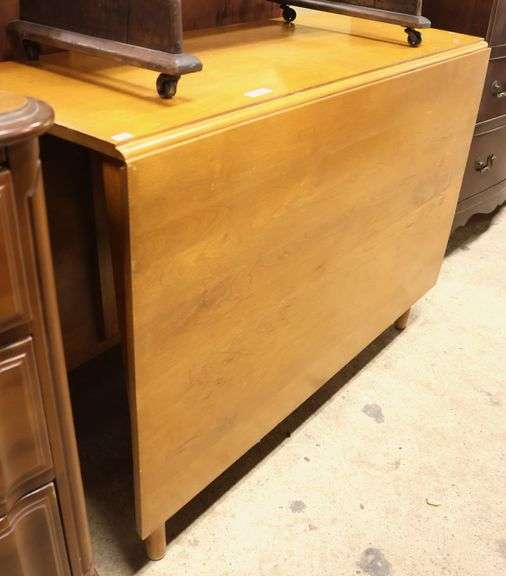 Conant Ball MCM Maple Drop Leaf Dining Table