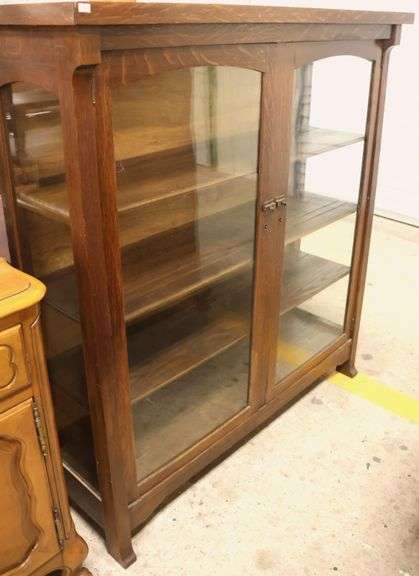 Mission Oak China Cabinet