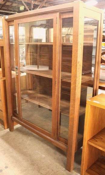Mission Oak China Cabinet