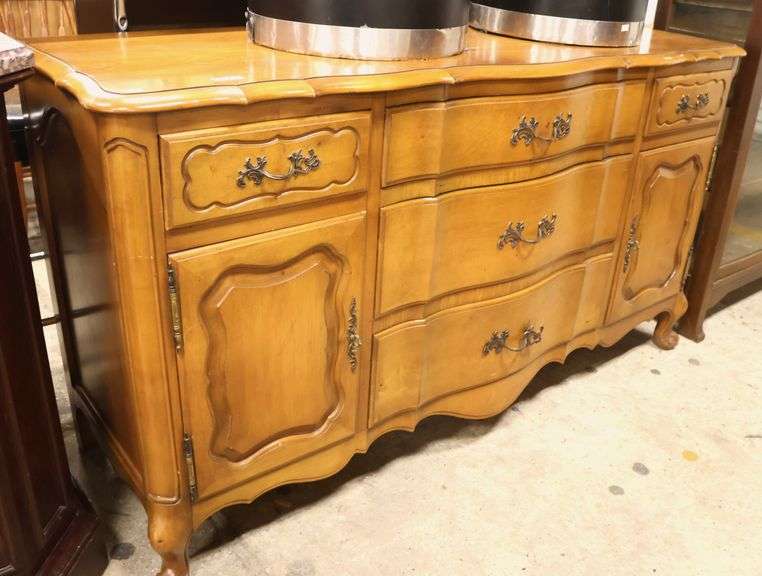 French Provincial Style Cherry Dresser