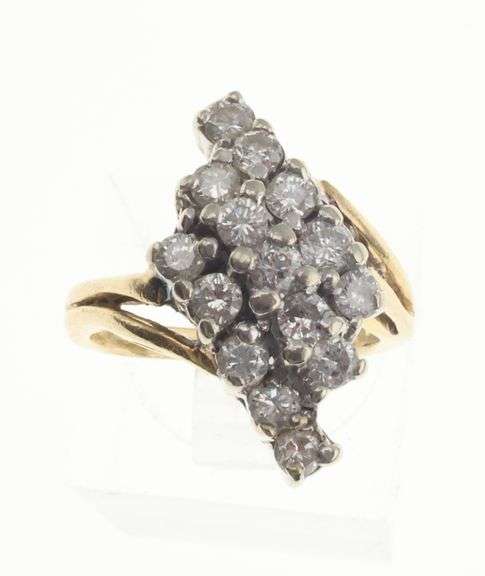 14k Gold 1.0 ct Diamond Ring 6.2g