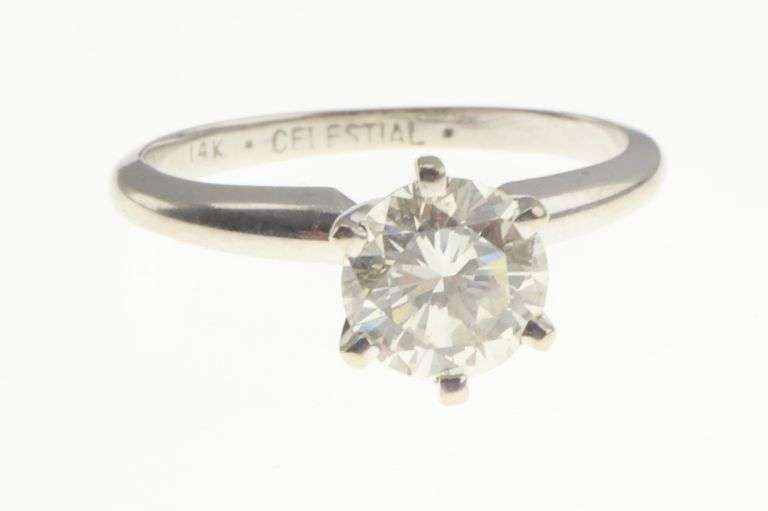14k Gold 0.85 ct Diamond Ring 2.5g