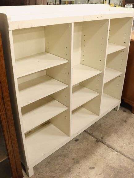 Vintage Painted Farmhouse Bookcase