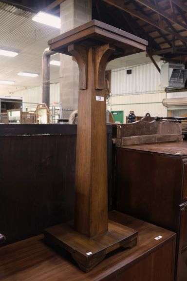 Vintage Mission Style Pedestal