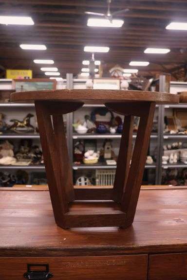 MCM Walnut Cocktail Table, Chew Marks to Base