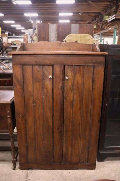 Southern Farmhouse Pine Jelly Cupboard